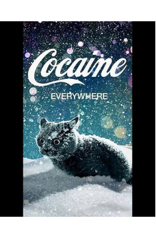 Черная актуальная футболка с смешным принтом