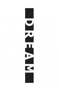 Белая оригинальная футболка с принтом Dream