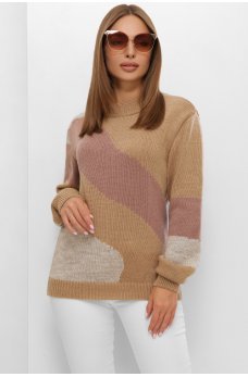 Универсальный лаконичный свитерок теплых оттенков
