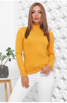 Практичный яркий гольф горчичного цвета