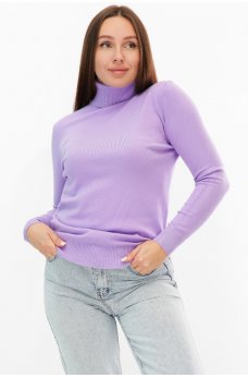 Нежный мягкий гольф сиреневого цвета