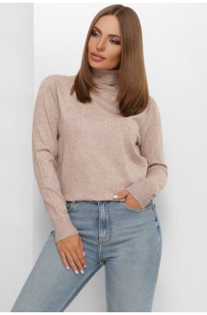 Базовый мягкий гольф цвета капучино