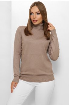 Универсальный мягкий гольф цвета кофе