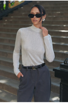 Серый женский гольф на каждый день