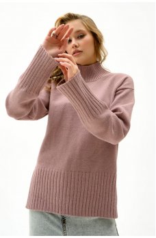 Лаконичный свитер цвета марсала